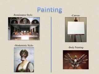 Painting-Renaissance Style--Canvas--Modernistic Style--Body Painting-