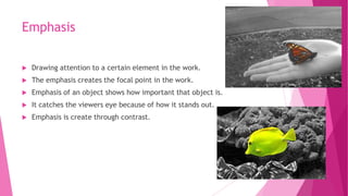 Visual art grade 10. Elementsofart and Prinicples of design | PPTX