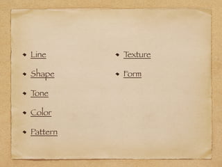 Elements of Visual Arts PowerPoint Presentation | PDF