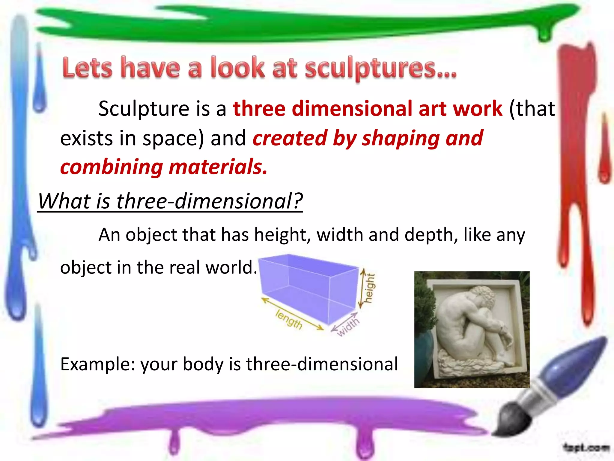 Visual arts and sculpture | PPTX