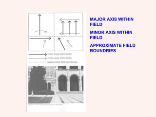 MAJOR AXIS WITHIN FIELD MINOR AXIS WITHIN FIELD APPROXIMATE FIELD BOUNDRIES 