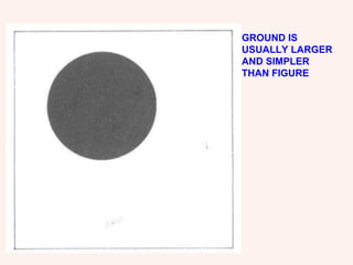 GROUND IS USUALLY LARGER AND SIMPLER THAN FIGURE 