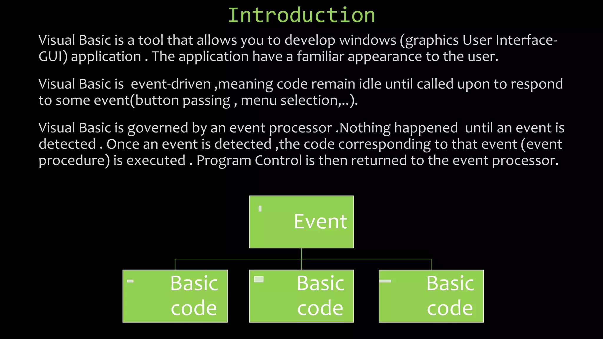 Visual basic | PPT