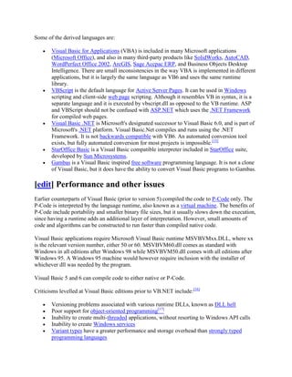 Visual basic | DOCX