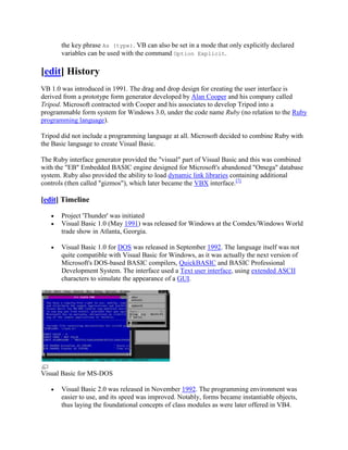 Visual Basic