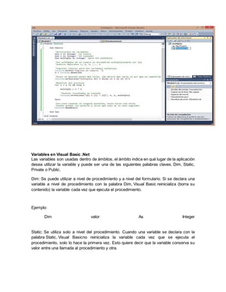 Visual basic | DOCX