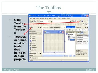 Visual Basic Tool Box Function Visual basic | PPT