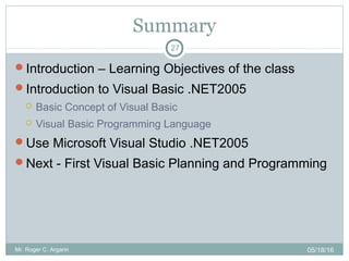 Visual basic | PPT
