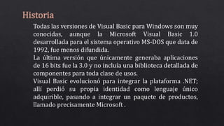 diapositiva Visual basic.net