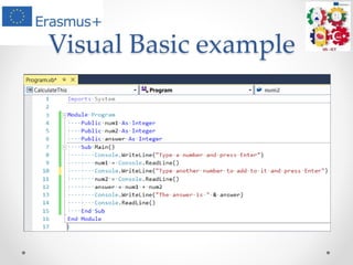 Visual basic. lithuania. erikas l. eng | PPT