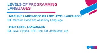 VISUAL BASIC.pptx | Programming Languages | Computing
