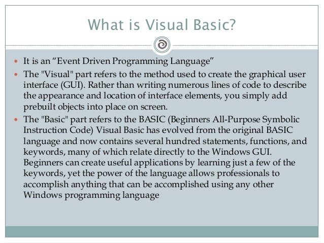 Visual basic 6.0