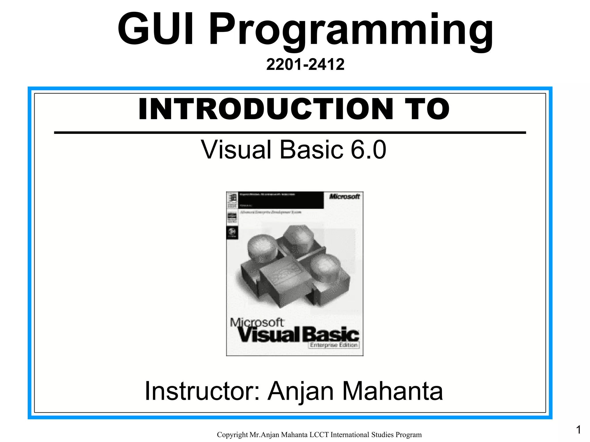 Visual Basic 6.0 | PDF