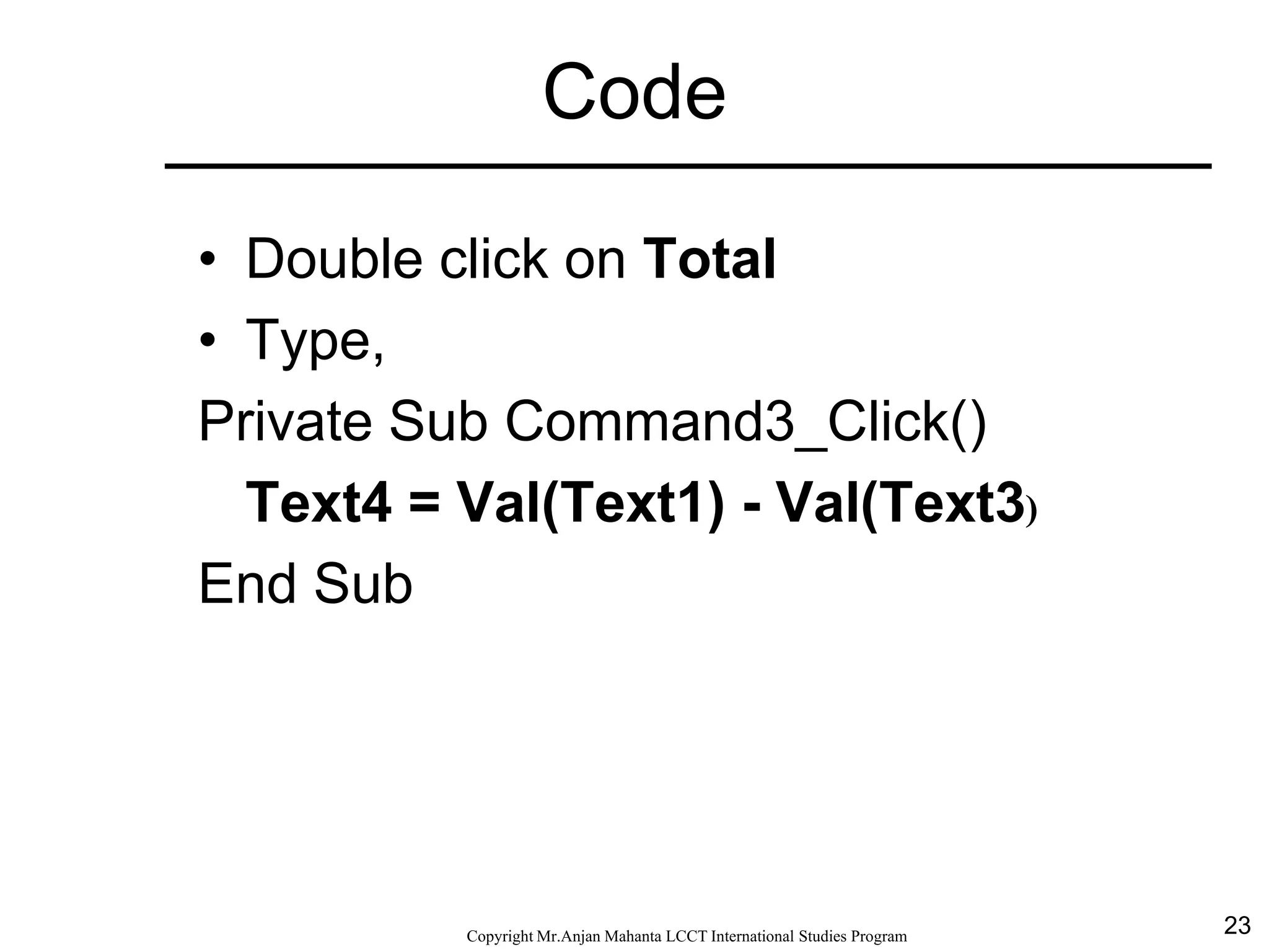 Visual Basic 6.0 | PDF