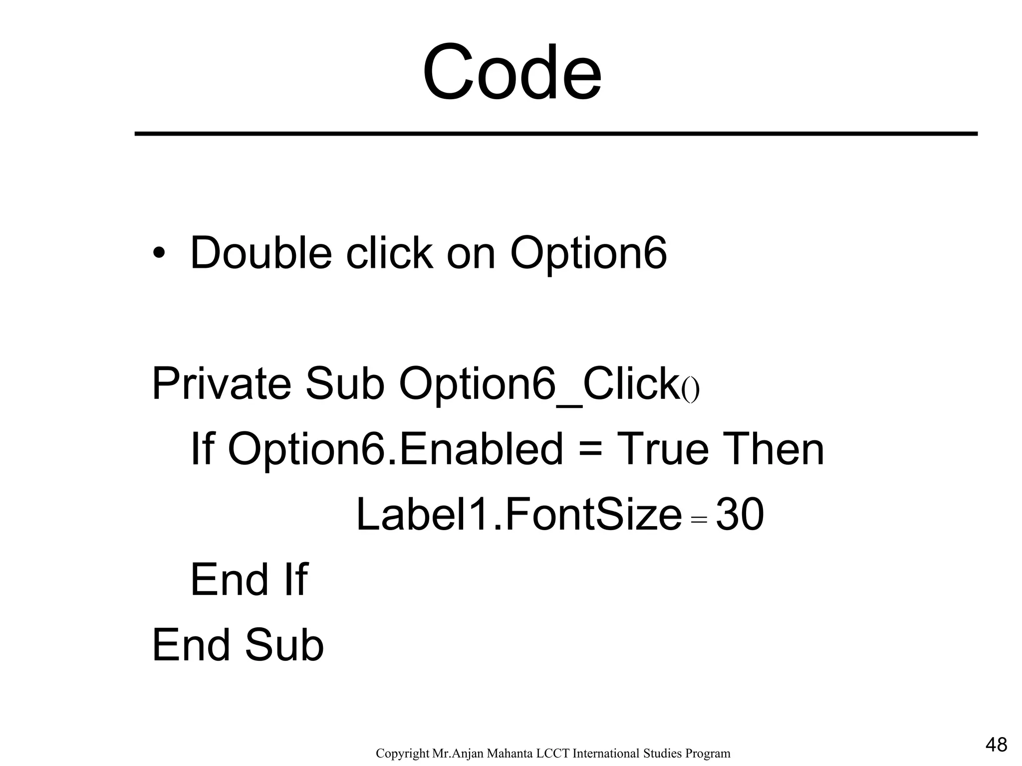 Visual Basic 6.0 | PDF
