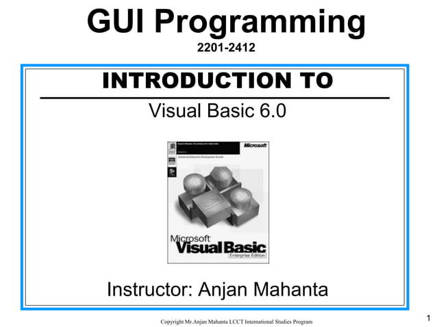 Visual Basic 6.0 | PPT