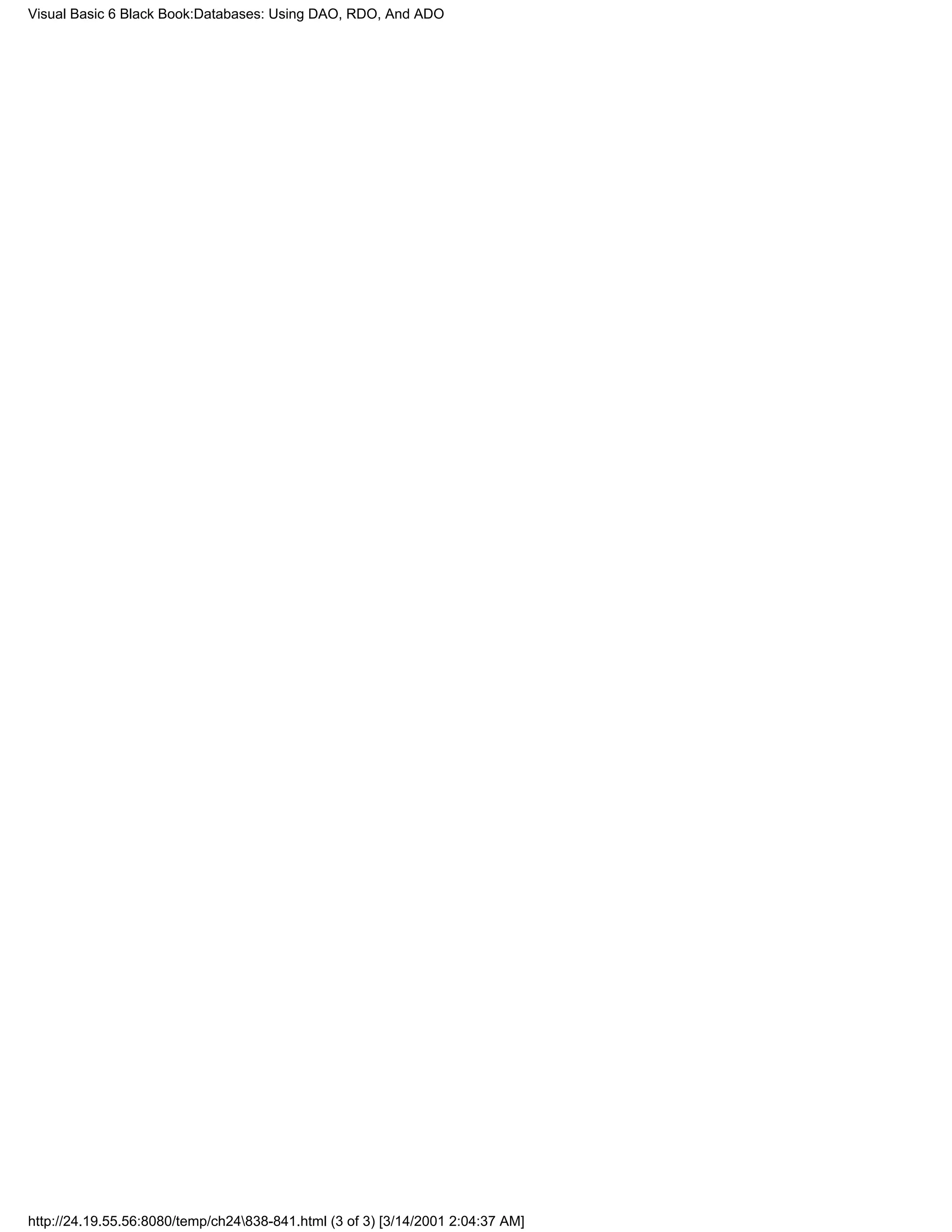 Visual Basic 6 Black Book:Databases: Using DAO, RDO, And ADO




http://24.19.55.56:8080/temp/ch24838-841.html (3 of 3) [3/14/2001 2:04:37 AM]
 