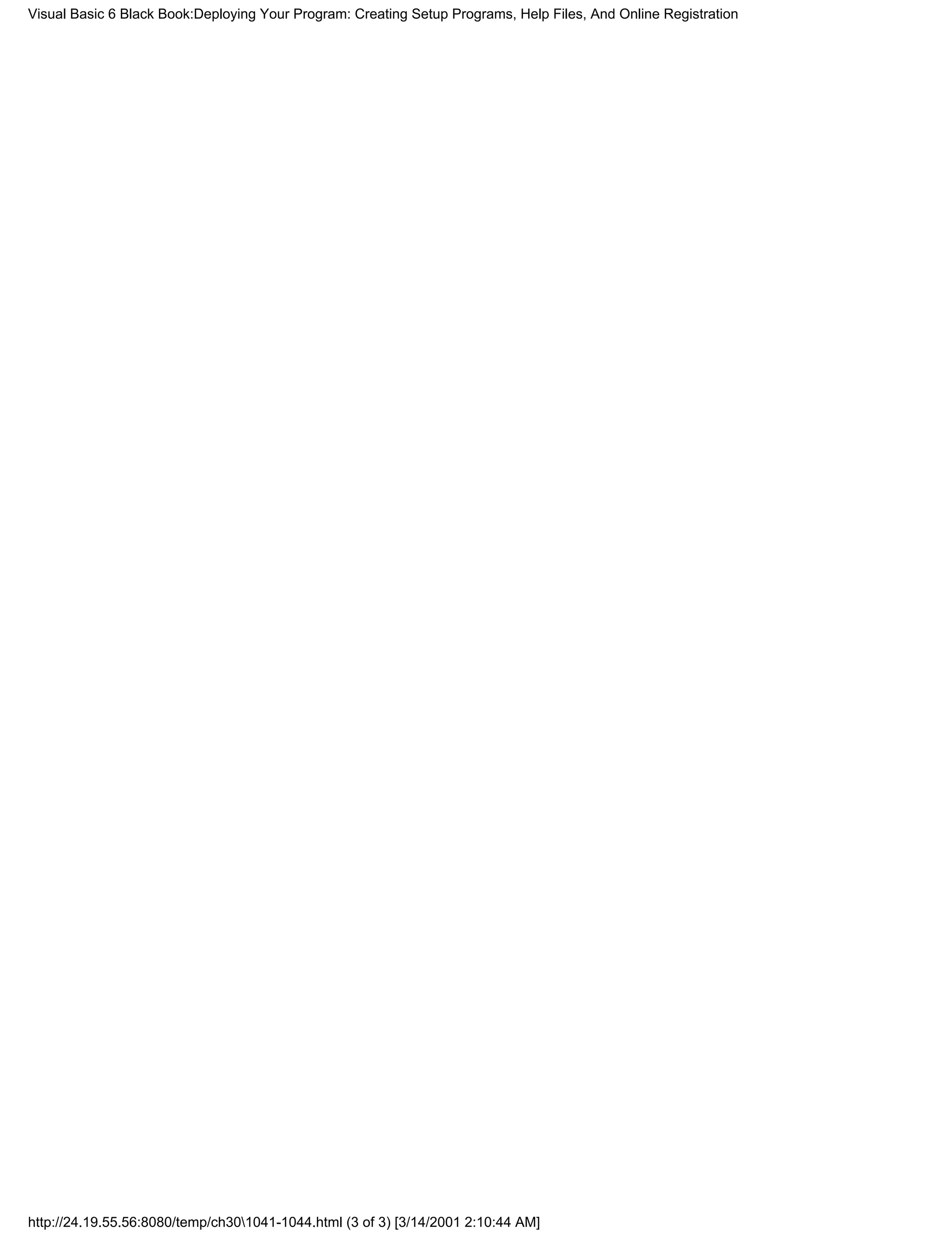 Visual Basic 6 Black Book:Deploying Your Program: Creating Setup Programs, Help Files, And Online Registration




http://24.19.55.56:8080/temp/ch301041-1044.html (3 of 3) [3/14/2001 2:10:44 AM]
 
