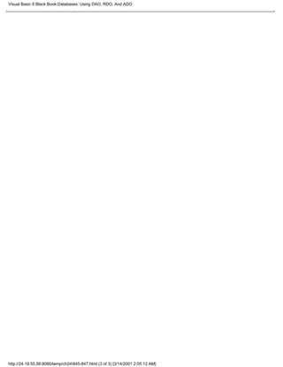 Visual Basic 6 Black Book:Databases: Using DAO, RDO, And ADO




http://24.19.55.56:8080/temp/ch24845-847.html (3 of 3) [3/14/2001 2:05:12 AM]
 