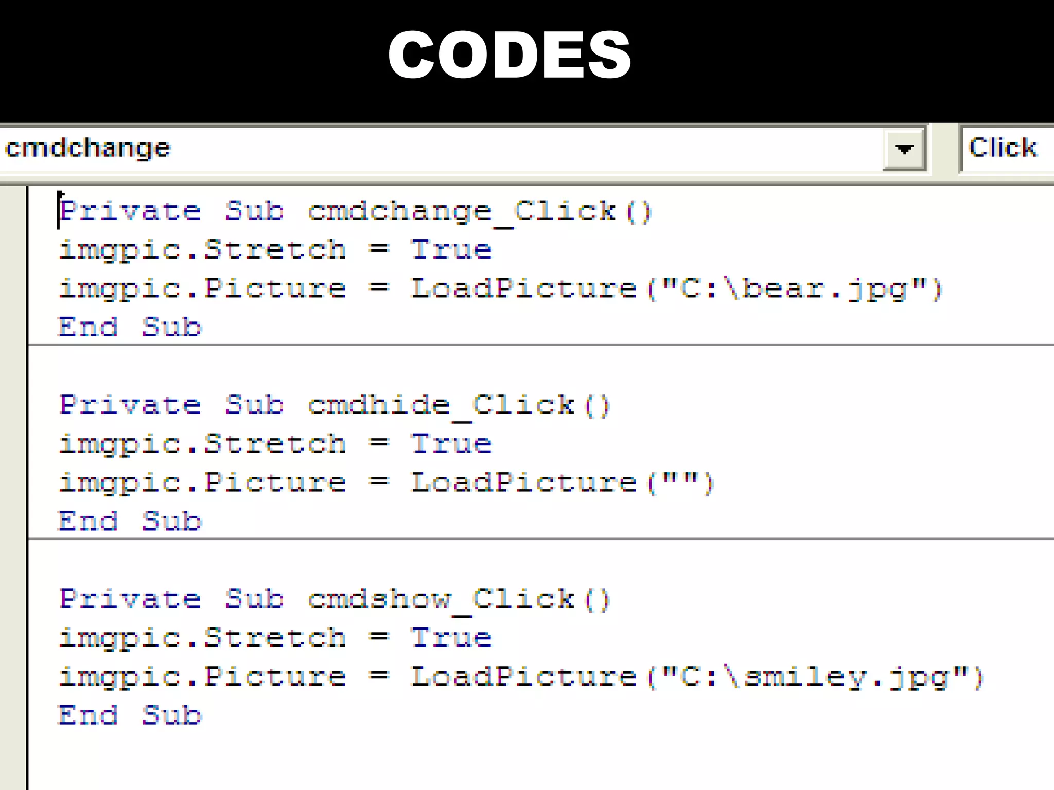 Visual Basic Codes And Screen Designs | PPT