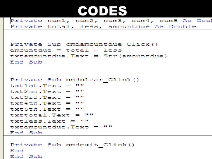 visual basic 6.0 codes with example pdf