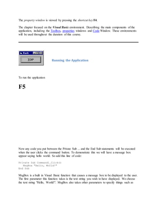 Visual basic concepts | DOCX