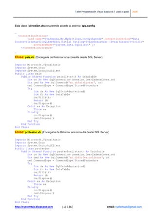 Manual Visual Basic .NET SQL Server paso a paso | PDF