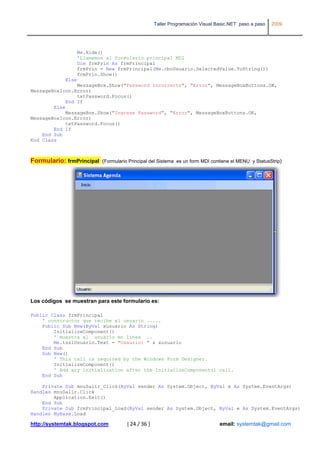 Manual Visual Basic .NET SQL Server paso a paso | PDF