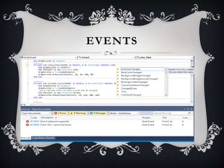 EVENTS
 