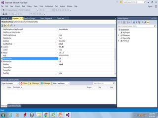 Visual Basic User Interface -IV | PPTX