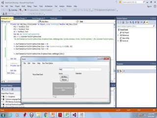 Visual Basic User Interface -IV | PPTX