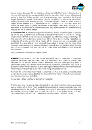 Visual Building Inspection Report - House Check NSW | PDF