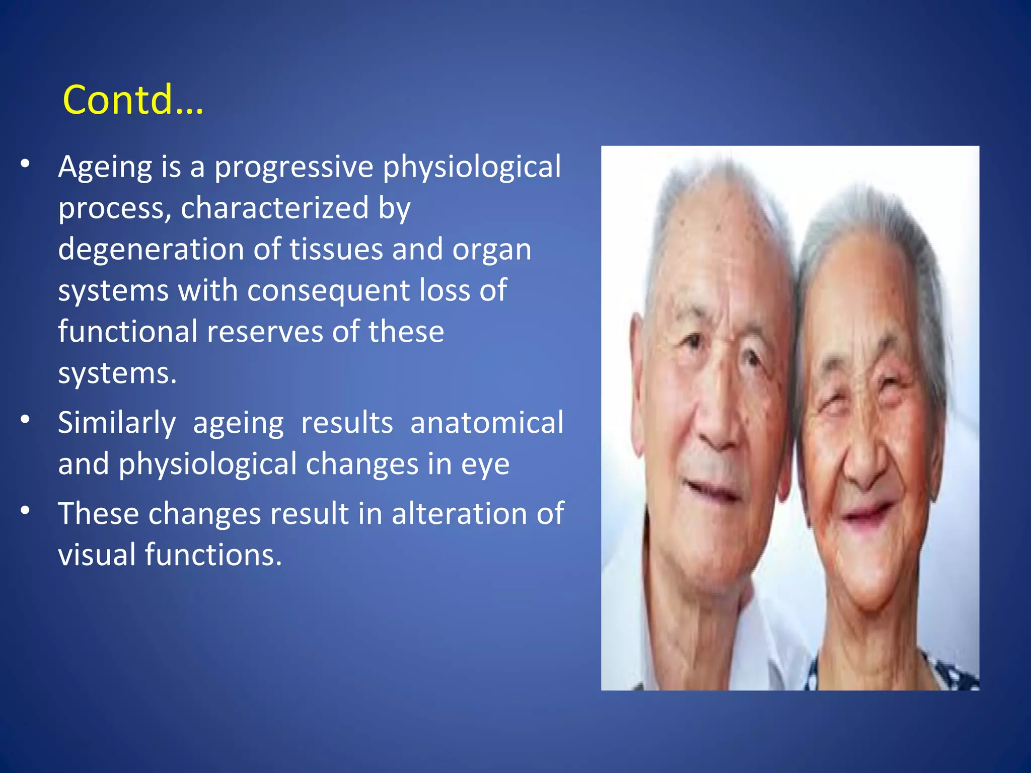 Visual changes in aging | PPT
