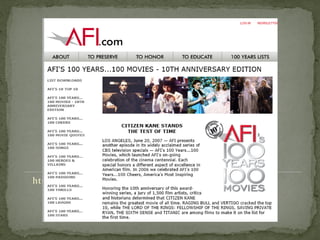 http://www.afi.com/100Years/movies10.aspx
 