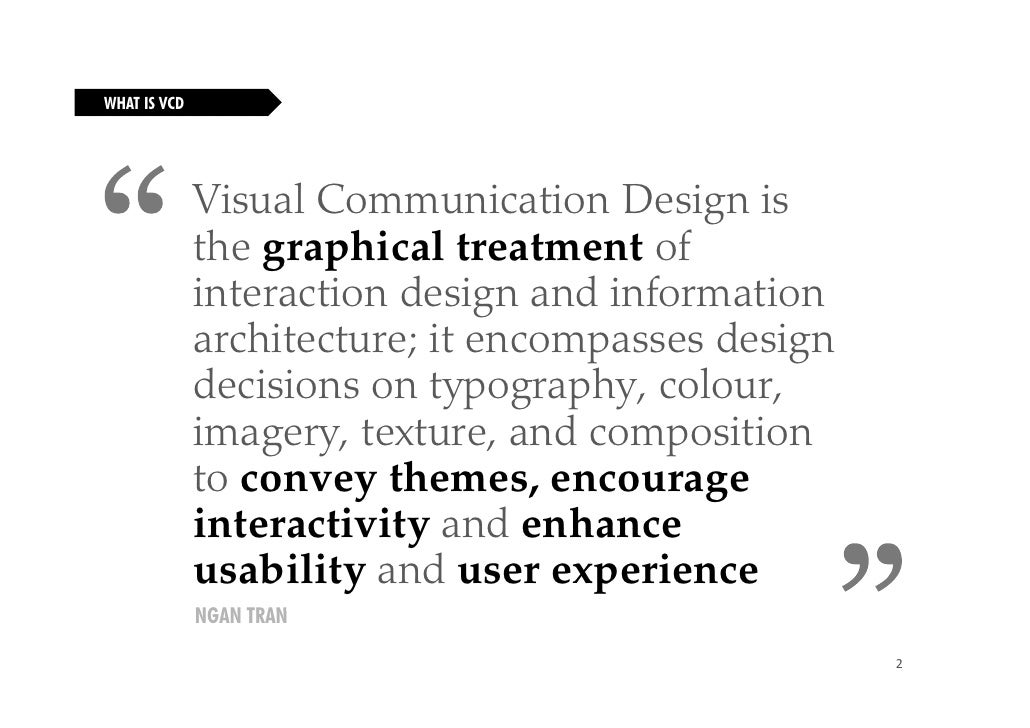visual communications design