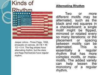 Visual Communication lecture 4 1 rhythm, pattern and repetition | PPTX