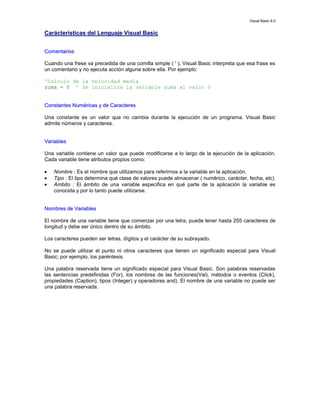 Visual Basic 6.0 | PDF