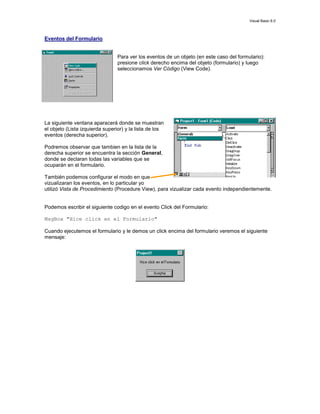 Visual Basic 6.0 | PDF