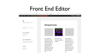 Front End Editor
 