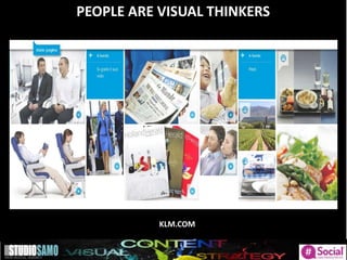 PEOPLE ARE VISUAL THINKERS
KLM.COM
 