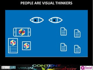 PEOPLE ARE VISUAL THINKERS
 