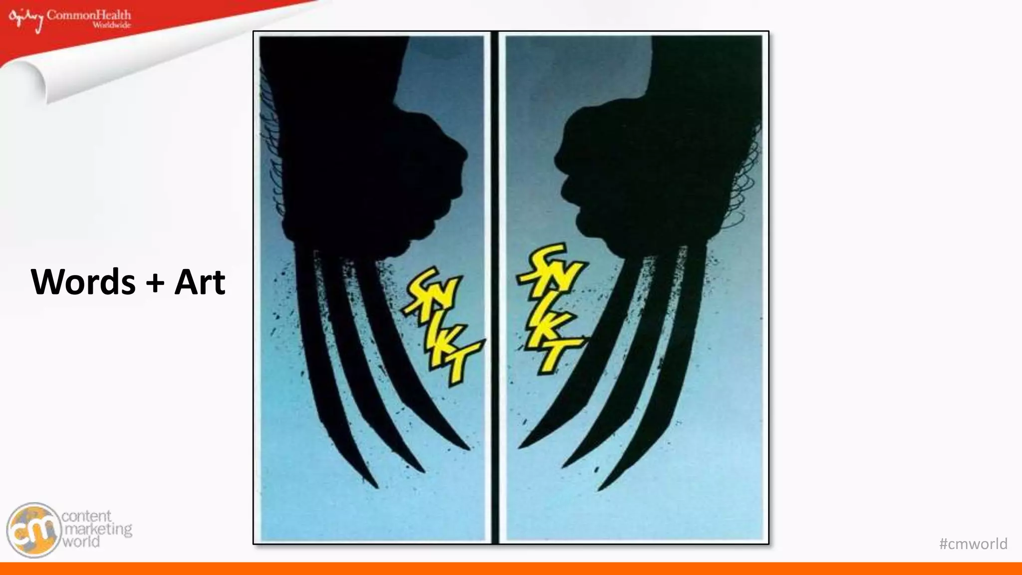 #cmworld
Words + Art
 