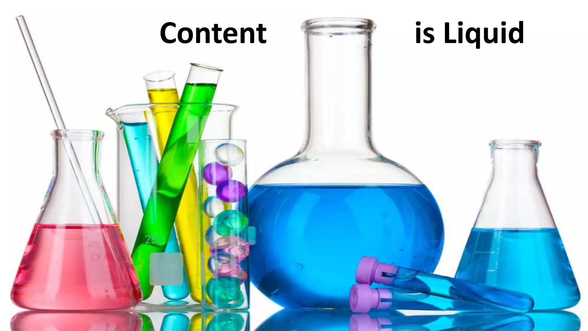 Content is Liquid
 