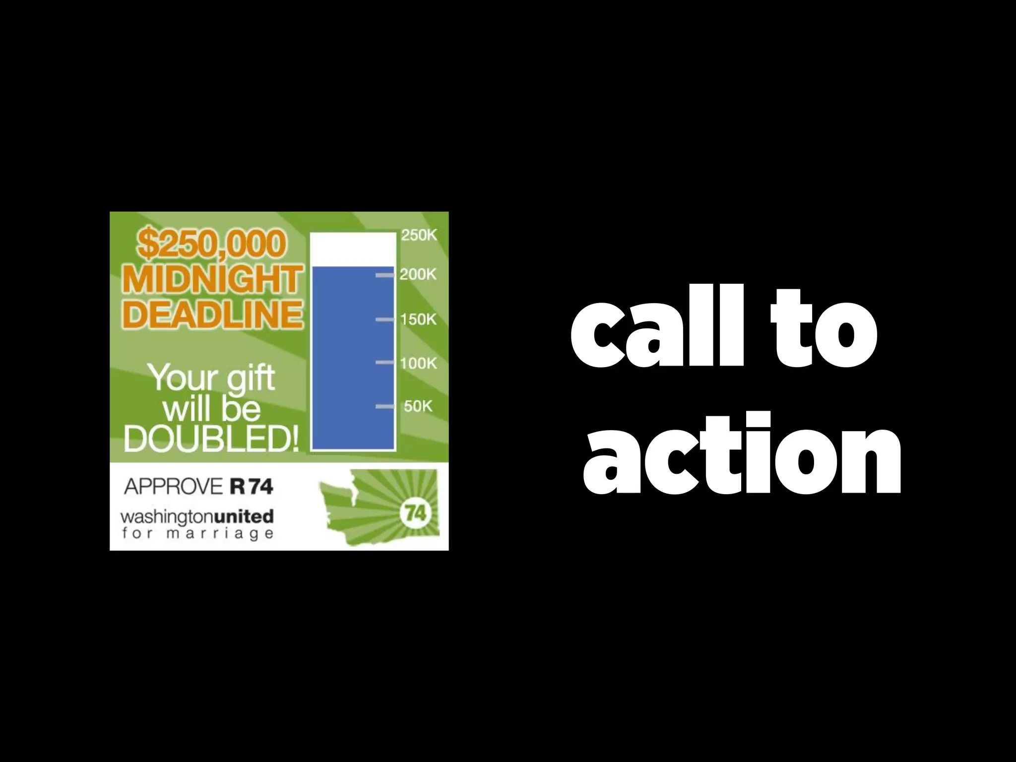 call to
action
 