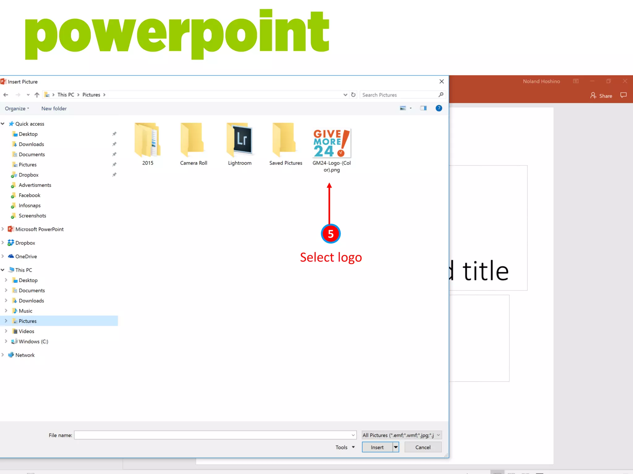 Select logo
5
powerpoint
 