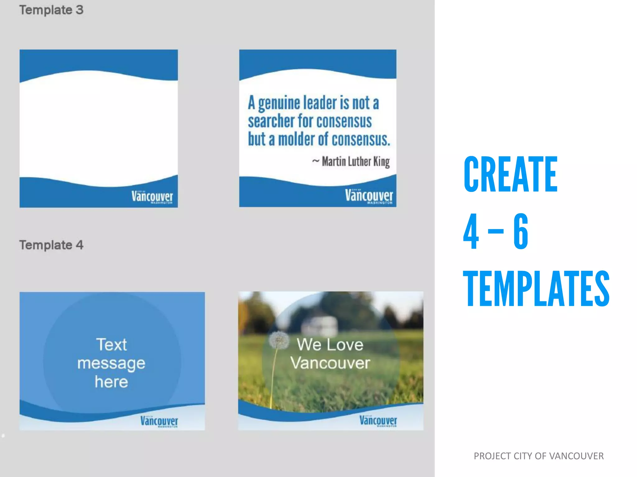 PROJECT CITY OF VANCOUVER
 