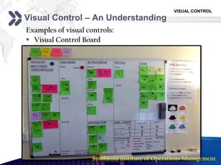 Vision Control Basis VISUAL CONTROLS - Mieruka | PPTX