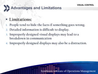 Limitations Visual VISUAL CONTROLS - Mieruka | PPTX