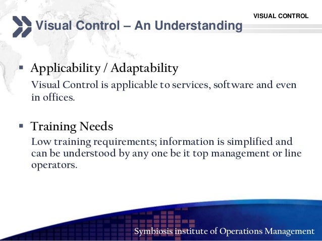 VISUAL CONTROLS - Mieruka