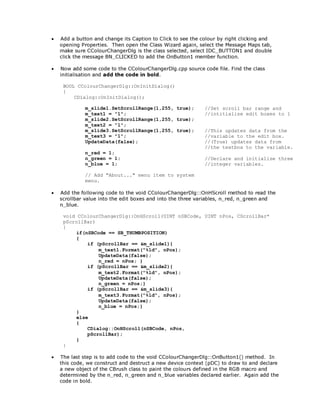 Visual C++ tutorial | PDF